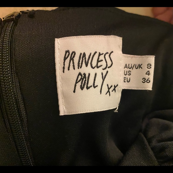 Princes Polly Maple Mae Mini Dress Black (size 4) - Picture 4 of 6